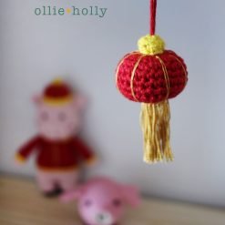 Chinese Lantern Amigurumi Crochet Ornament (Pattern Only) - Image 3