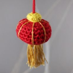 Alternative view of Chinese Lantern Amigurumi Crochet Ornament (Pattern Only)
