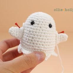 Ghost Amigurumi Crochet Ornament (Pattern Only) - Image 4