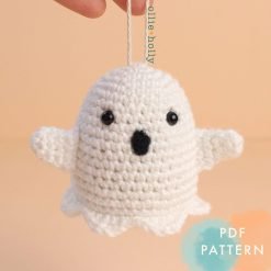 Ghost Amigurumi Crochet Ornament (Pattern Only)