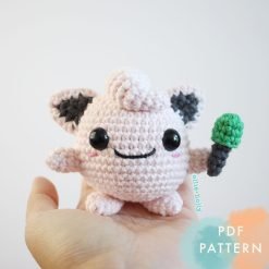 Jigglypuff Amigurumi Crochet (Pattern Only)