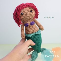 Mermaid Amigurumi Crochet (Pattern Only)