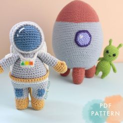 Space Explorer Amigurumi Crochet Pattern Collection (Pattern Only)