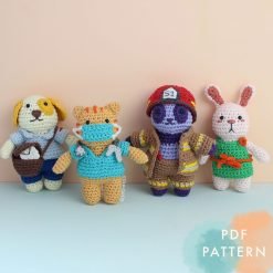 Everyday Heroes Amigurumi Crochet Pattern Collection (Pattern Only)