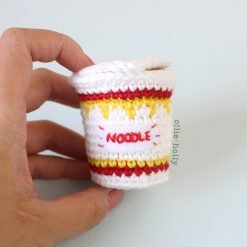 Cup Noodles Instant Ramen Amigurumi Crochet (Pattern Only) - Image 5