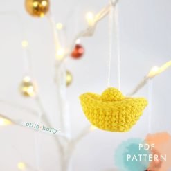 Jin Yuan Bao Lunar New Year Ornament Amigurumi Crochet (Pattern Only)