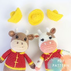 Year of the Ox Collection Chinese New Year Amigurumi Crochet (Pattern Only)