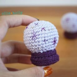 Alternative view of Crystal Ball Halloween Ornament Amigurumi Crochet (Pattern Only)