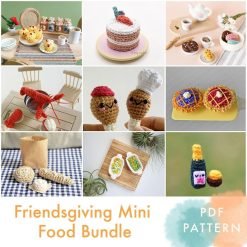 Friendsgiving Food Amigurumi Crochet Bundle (Pattern Only)