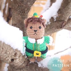 Bernadette Elf Outfit Christmas Amigurumi Crochet (Pattern Only)