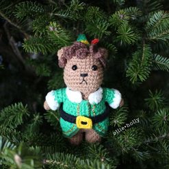 Bernadette Elf Outfit Christmas Amigurumi Crochet (Pattern Only) - Image 4