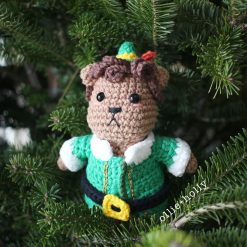Bernadette Elf Outfit Christmas Amigurumi Crochet (Pattern Only) - Image 3